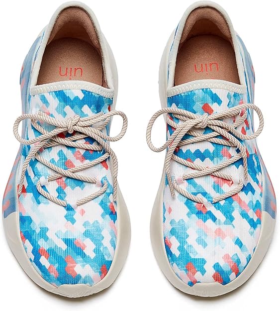 Women's Fashion Sneakers Lightweight Walking Casual Slip Ons Comfortable Art Painted Athletic Travel Shoes