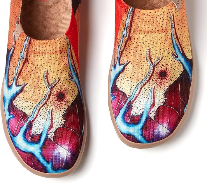 Zoltan Collaboration Slip On Casual Loafers Lightweight Comfortable Sneakers Art Travel Shoes